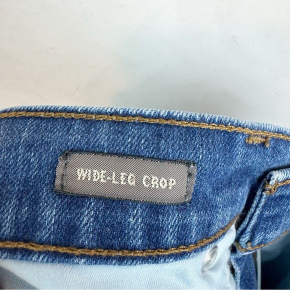 J. Crew (Point Sur) | Wide-Leg Cropped Jean w Chewed Hems, 26 - Picture 10 of 12